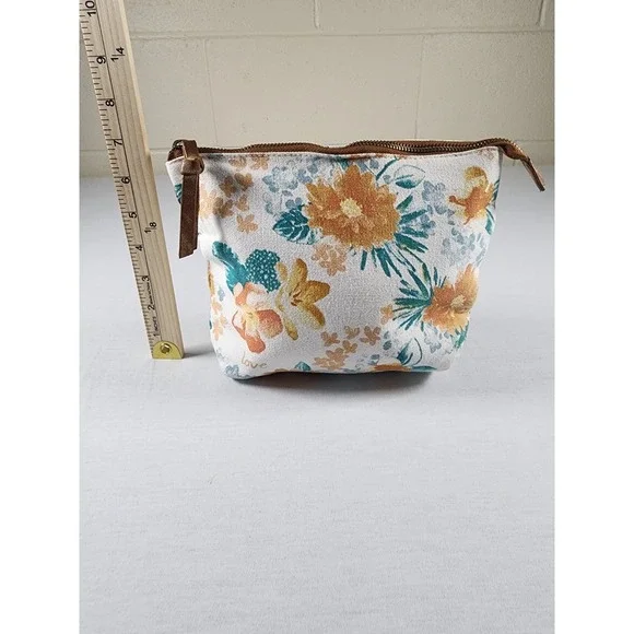 Mary & Martha Hello Beautiful Travel Cosmetic Organizer Floral Spring Christian - Picture 3 of 8